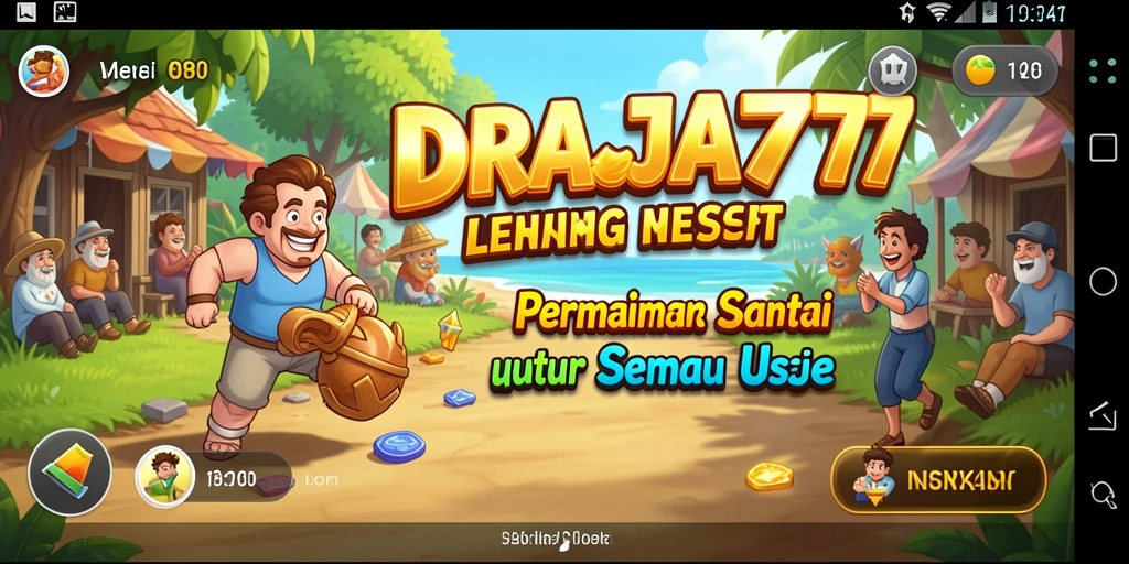 Tangkapan layar gameplay DRAJA777 yang penuh warna dan seru.