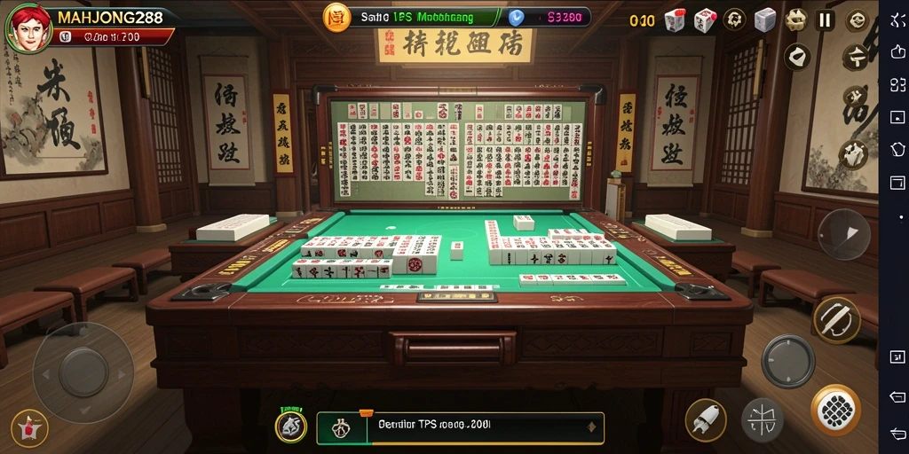 Tampilan gameplay seru dan menantang dari MAHJONG288.