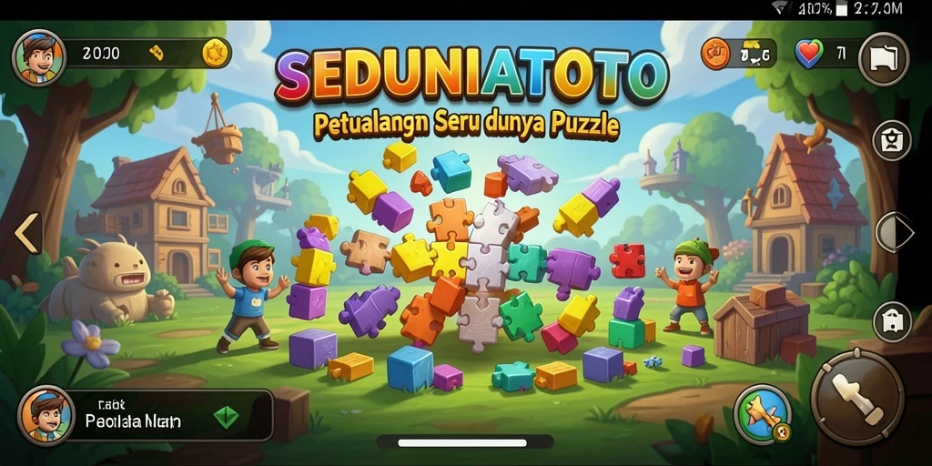 Tangkapan layar gameplay SEDUNIATOTO yang menarik dan penuh tantangan puzzle.